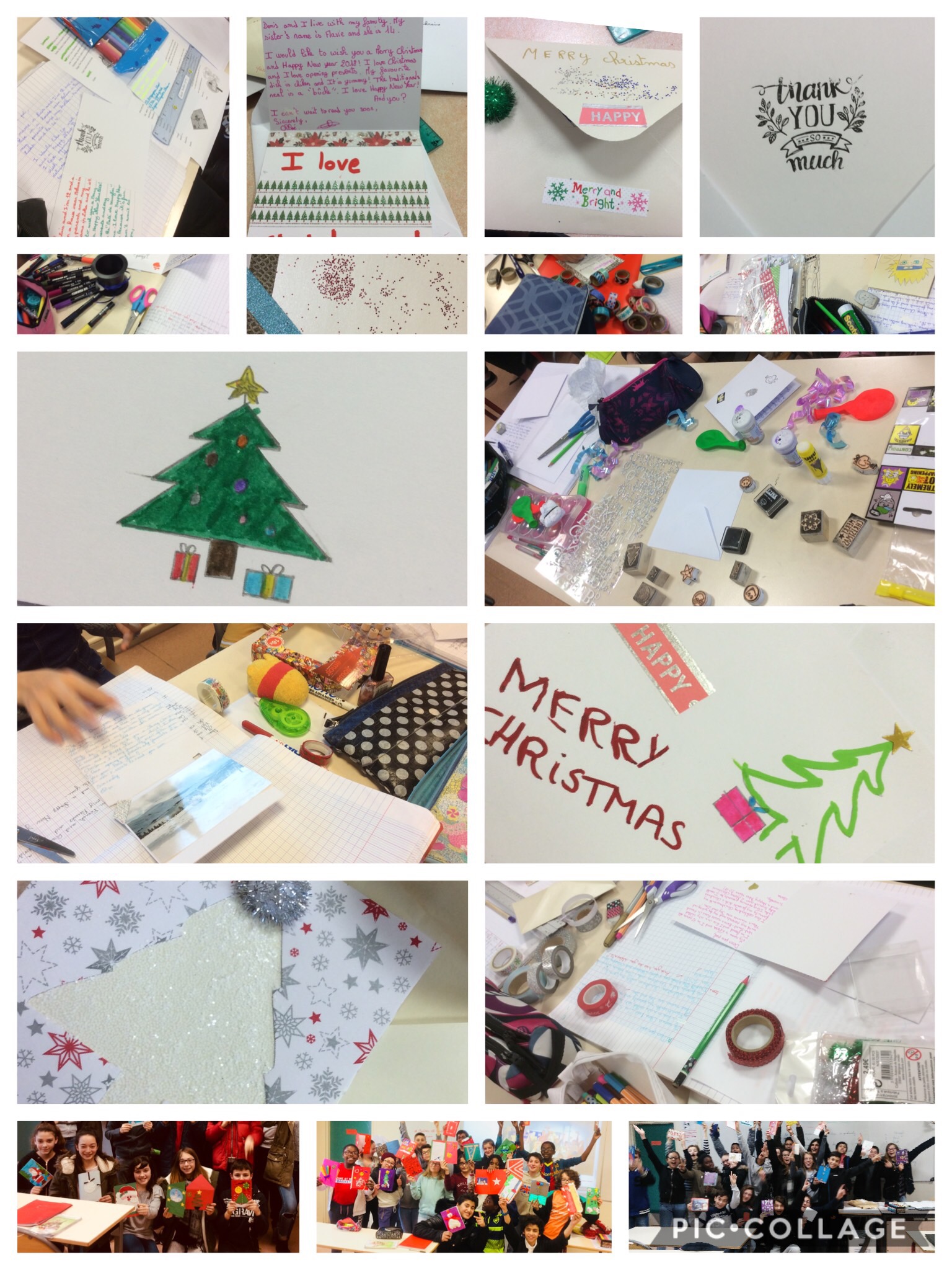 montage photo blog cards